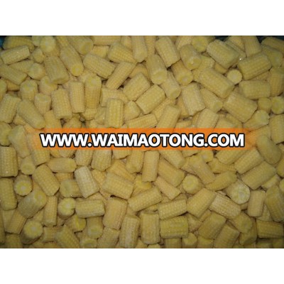 Frozen cut baby corn