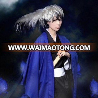 Full black super high to help canvas shoes boots COSPLAY animation shoes high tube