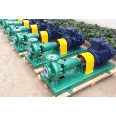 IHF Corrosion resistant fluorine plastic chemical transfer centrifugal pump