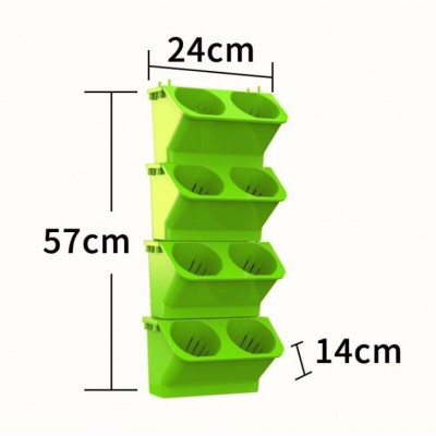 Indoor wall flowerpot