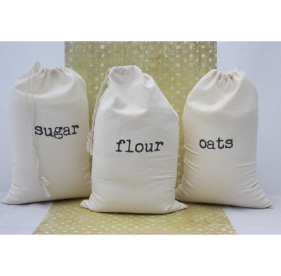 Cotton Flour Bag, Cotton Food Packing Bag, Rice Packing Bag