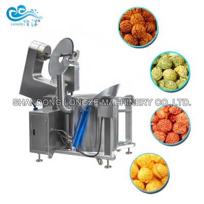 Gas Caramel Ball Shape Popcorn Machine