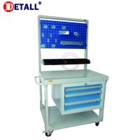 Wheel Model Shelf Single Drawer Hand Tool Steel Transport Trolley/ Shelf Metal Tool Cart For Warehou