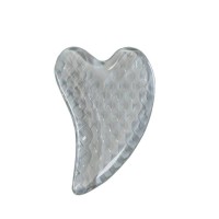 2019 New Plastic Gua Sha Muscle Scraping Massage Tool Heart Shape Gua Sha Massage Set Board Crystal 